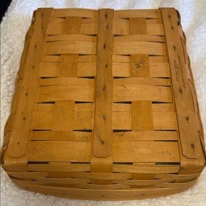 Rustic Tan Woven Basket